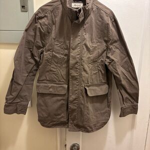 Men's Madewell Military cargo zip up Jacket size Large